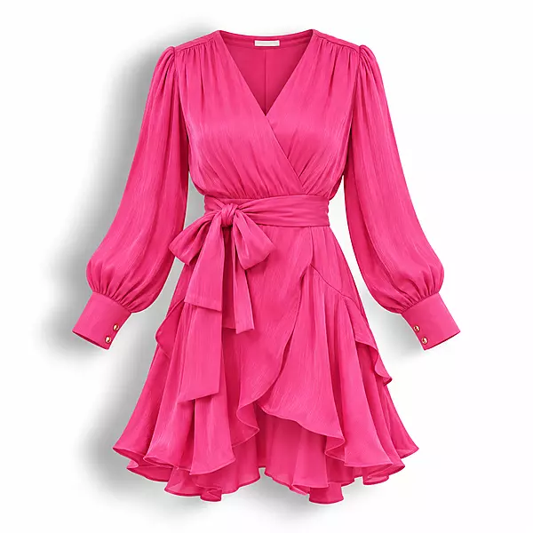 pink dress