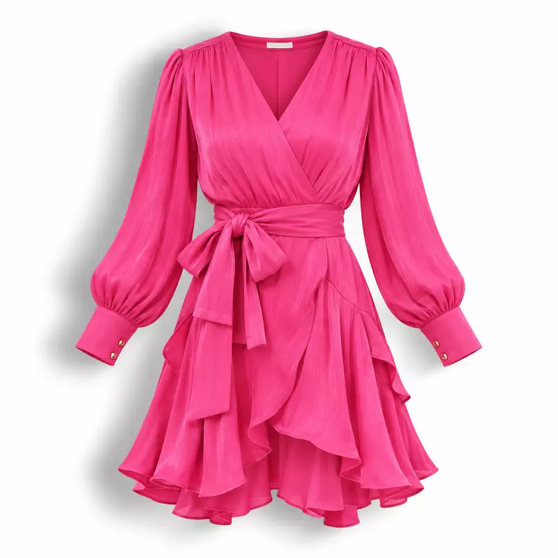 pink dress