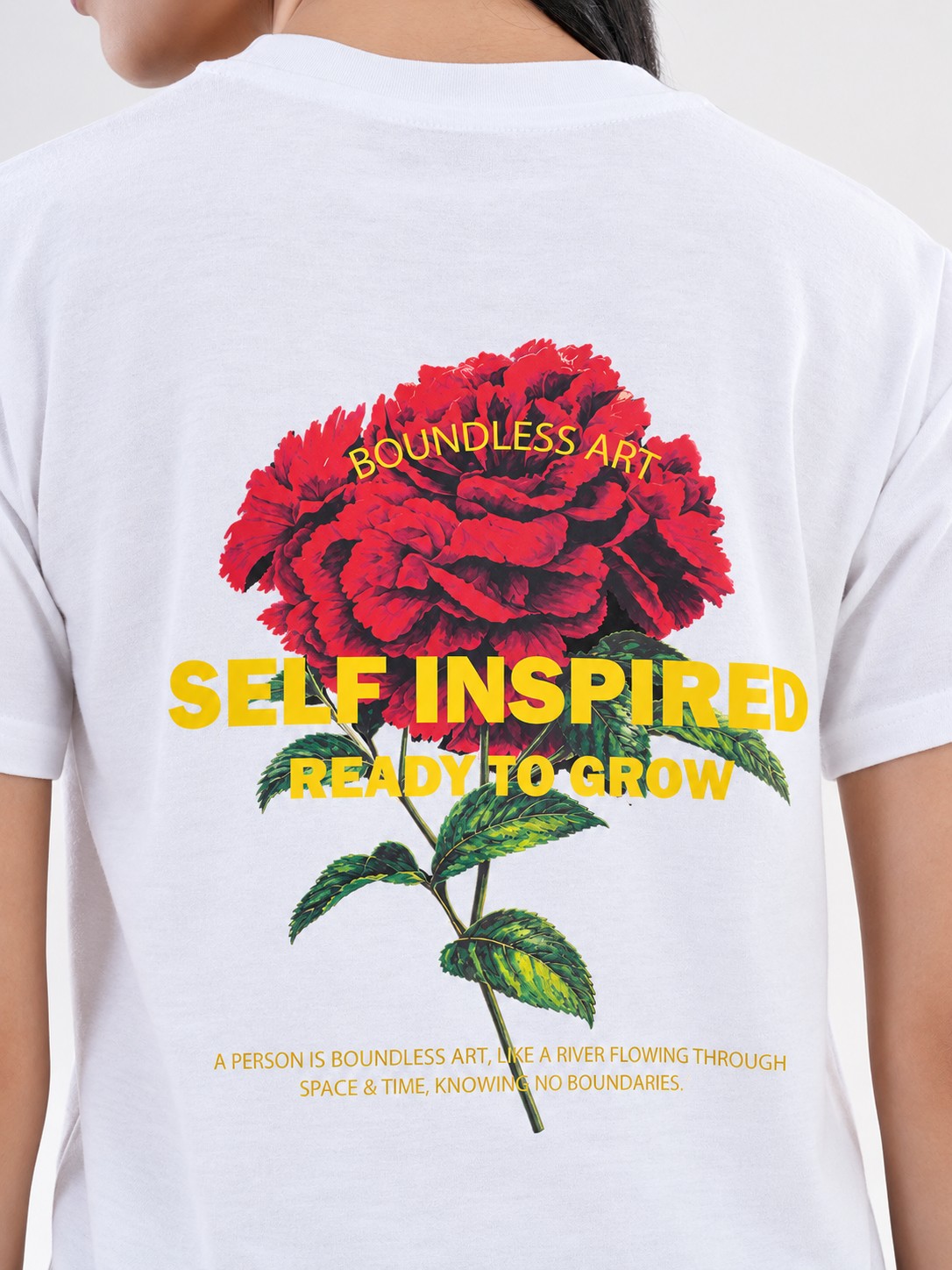 Rose Back-print T-shirt