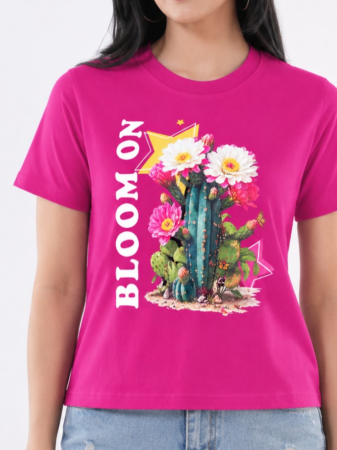 Cactus Printed T-Shirt