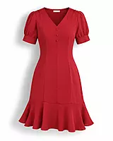 red dress