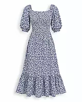 blue floral