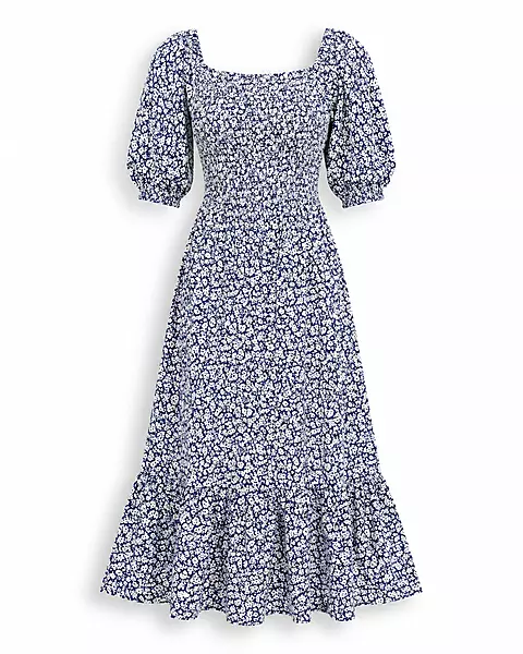 blue floral