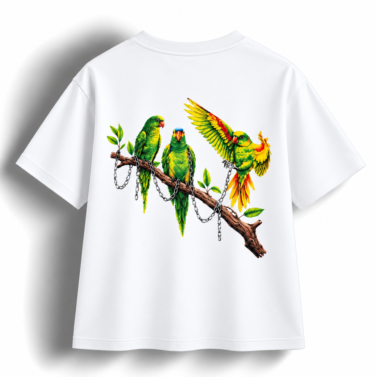 Parrot Printed T-Shirt