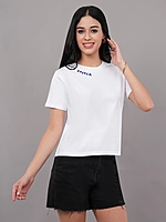 Women Typography Printed T-shirt
