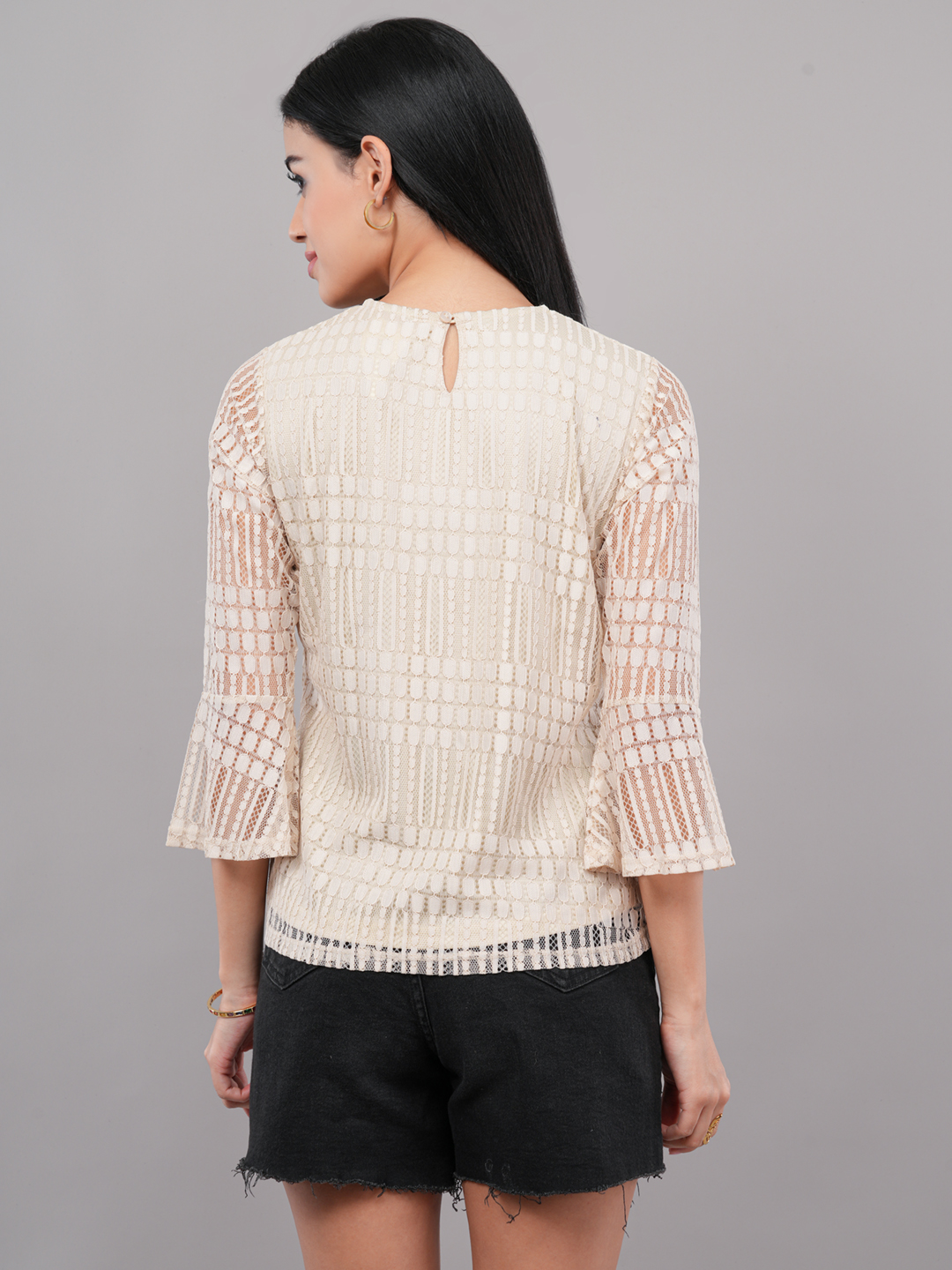 Ivory Lace Top