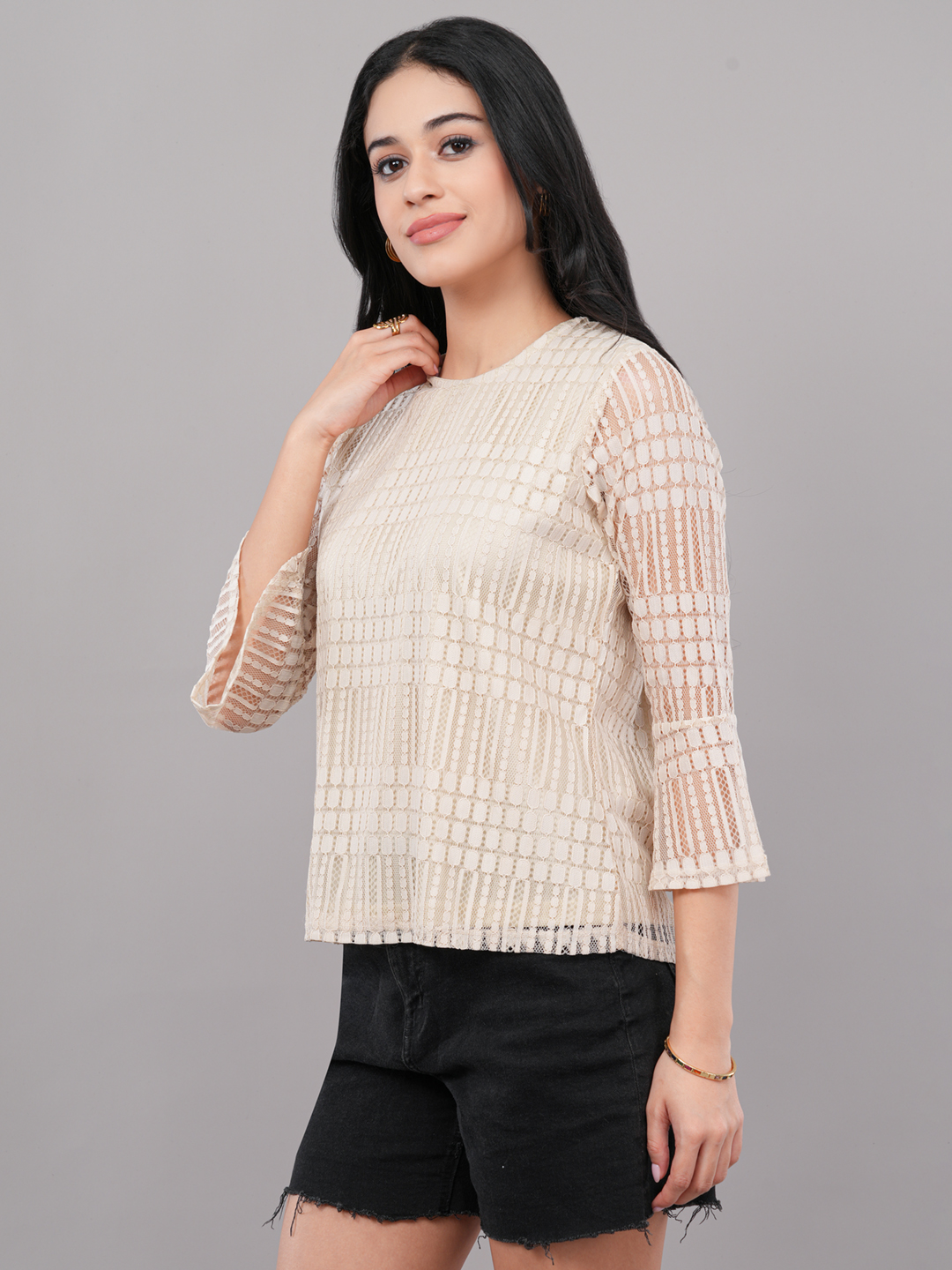 Ivory Lace Top