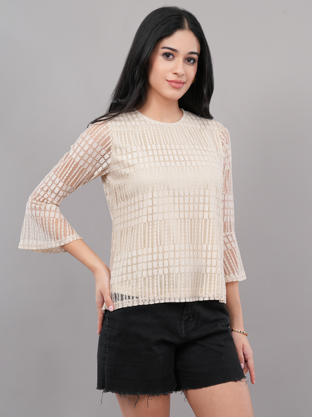 Ivory Lace Top