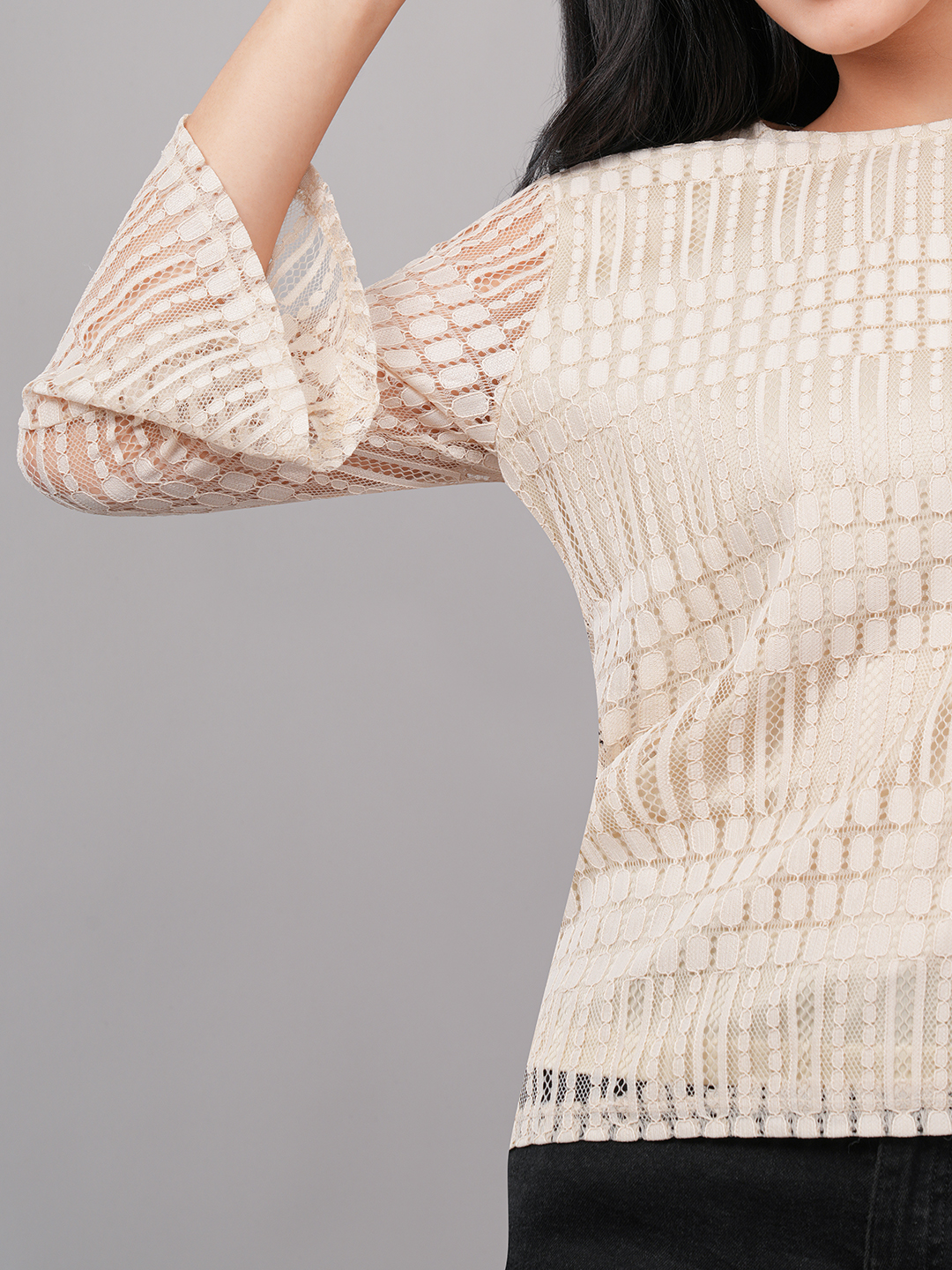Ivory Lace Top