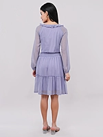 blue dress