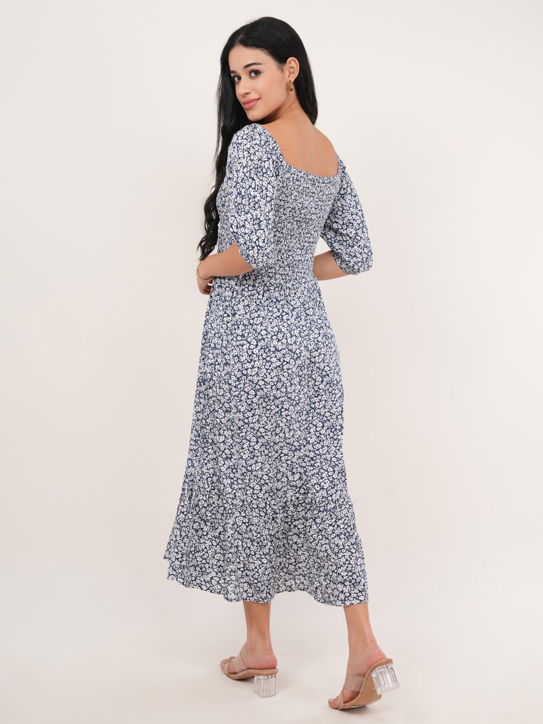 blue floral