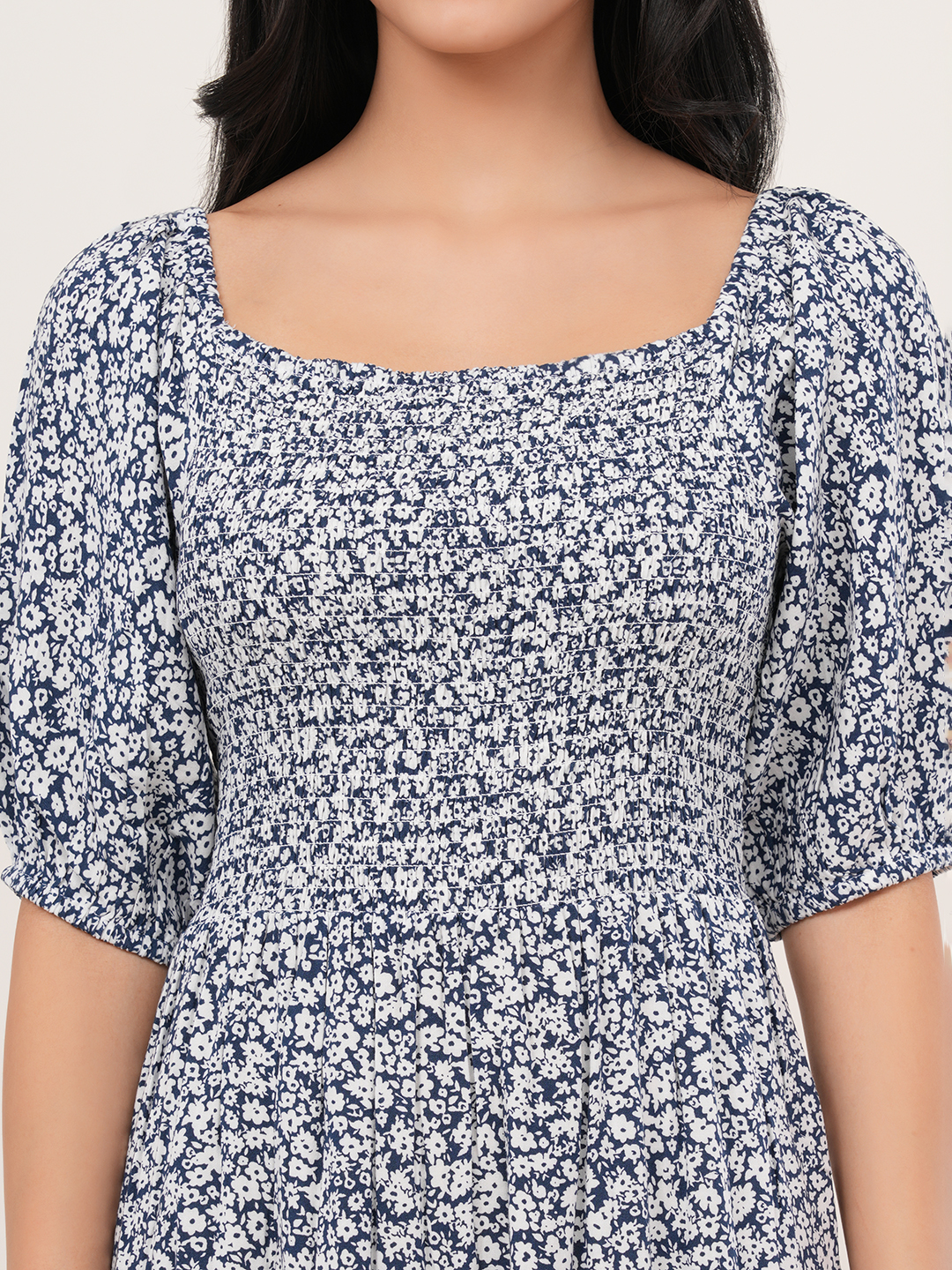 blue floral