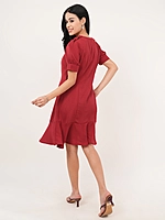 red dress