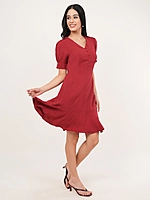 red dress