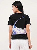 Women Violetline Printed T-shirt