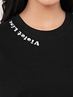 Women Violetline Printed T-shirt