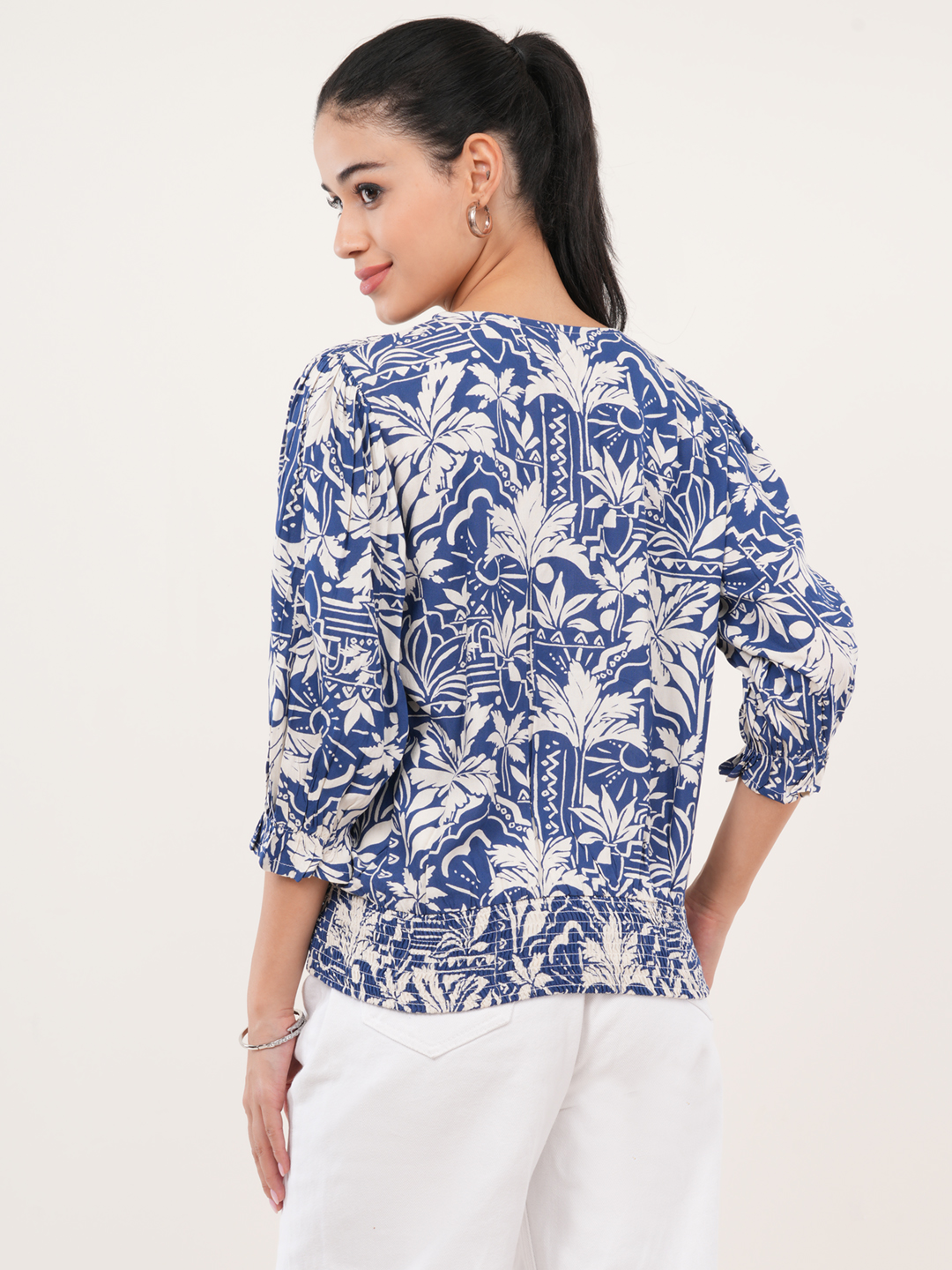 Tropical Printed Top