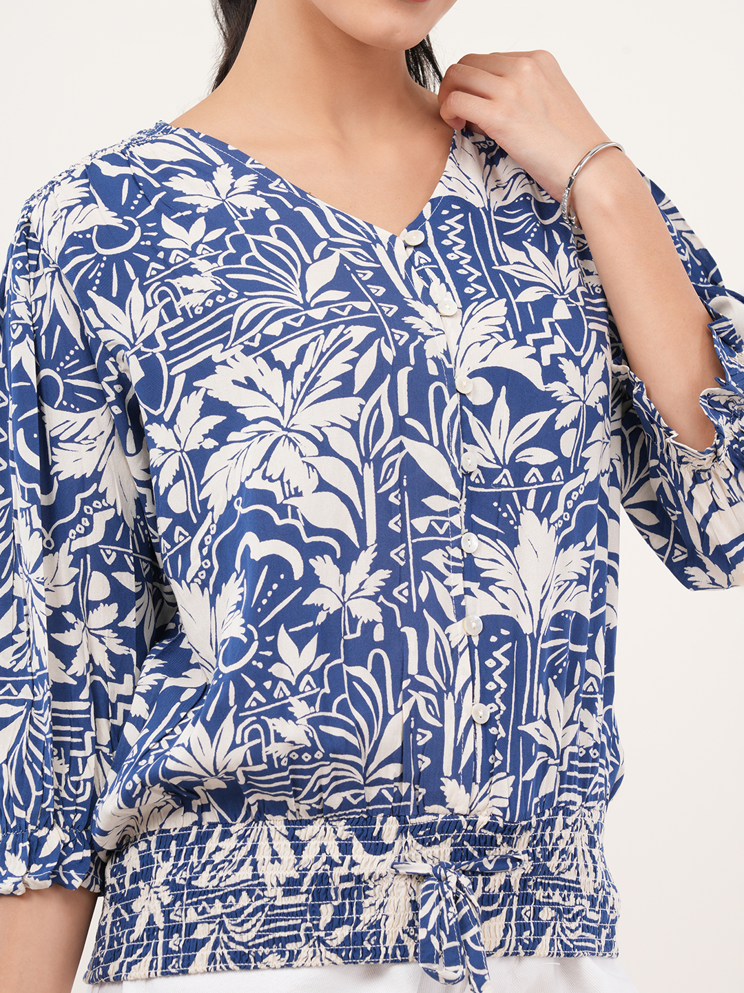 Tropical Printed Top