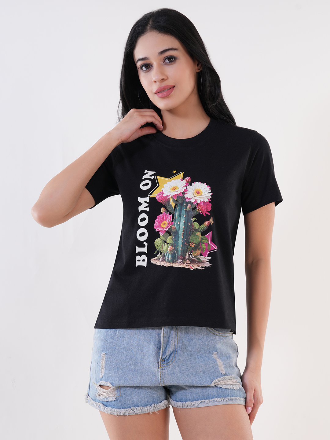 Cactus Print T-Shirt
