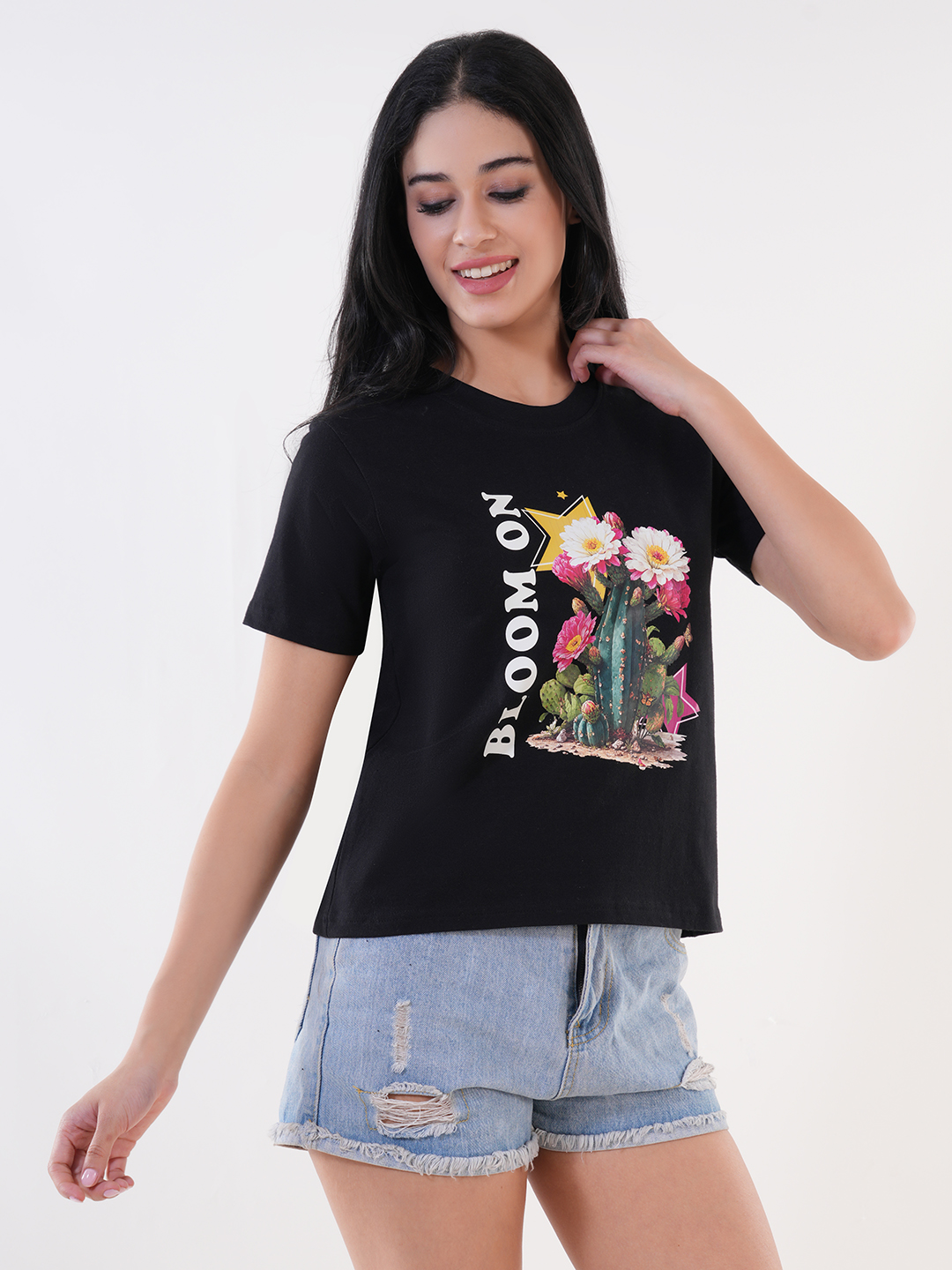Cactus Print T-Shirt