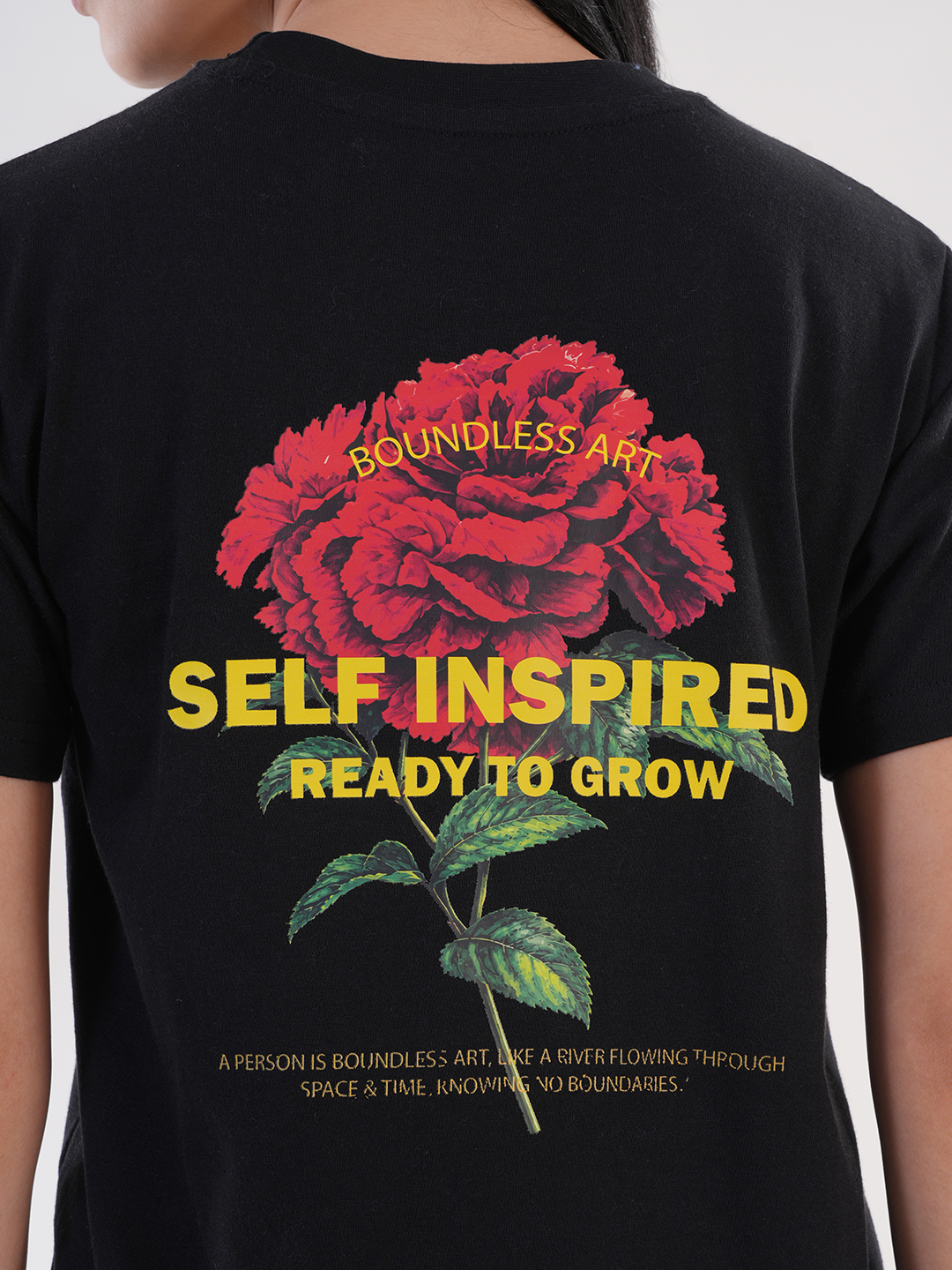 Rose Back-printed T-shirt