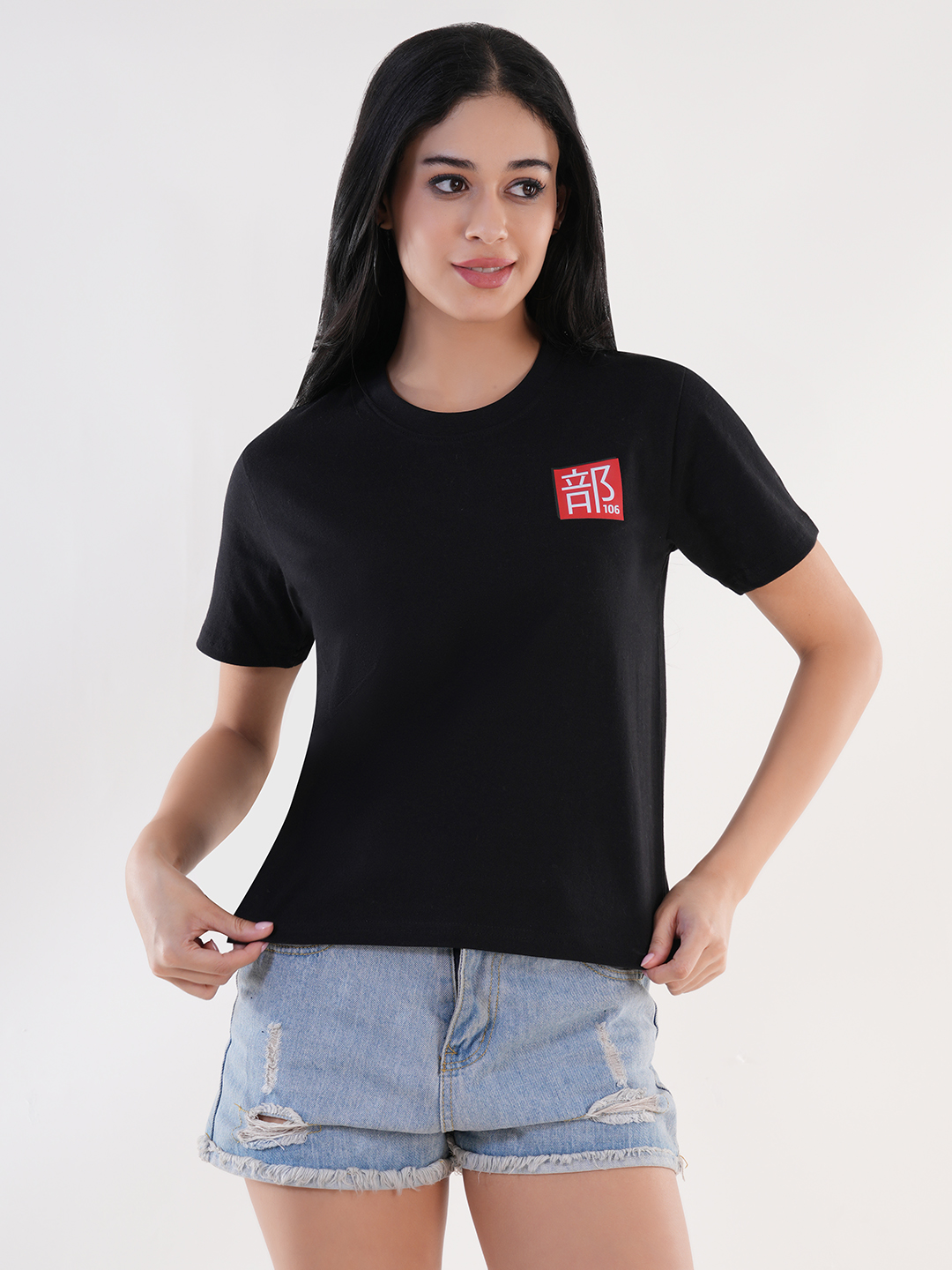 Rose Back-printed T-shirt