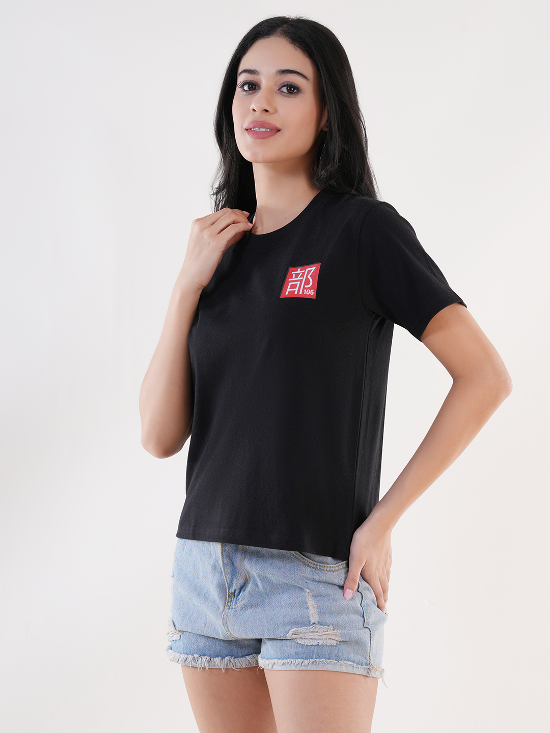 Rose Back-printed T-shirt