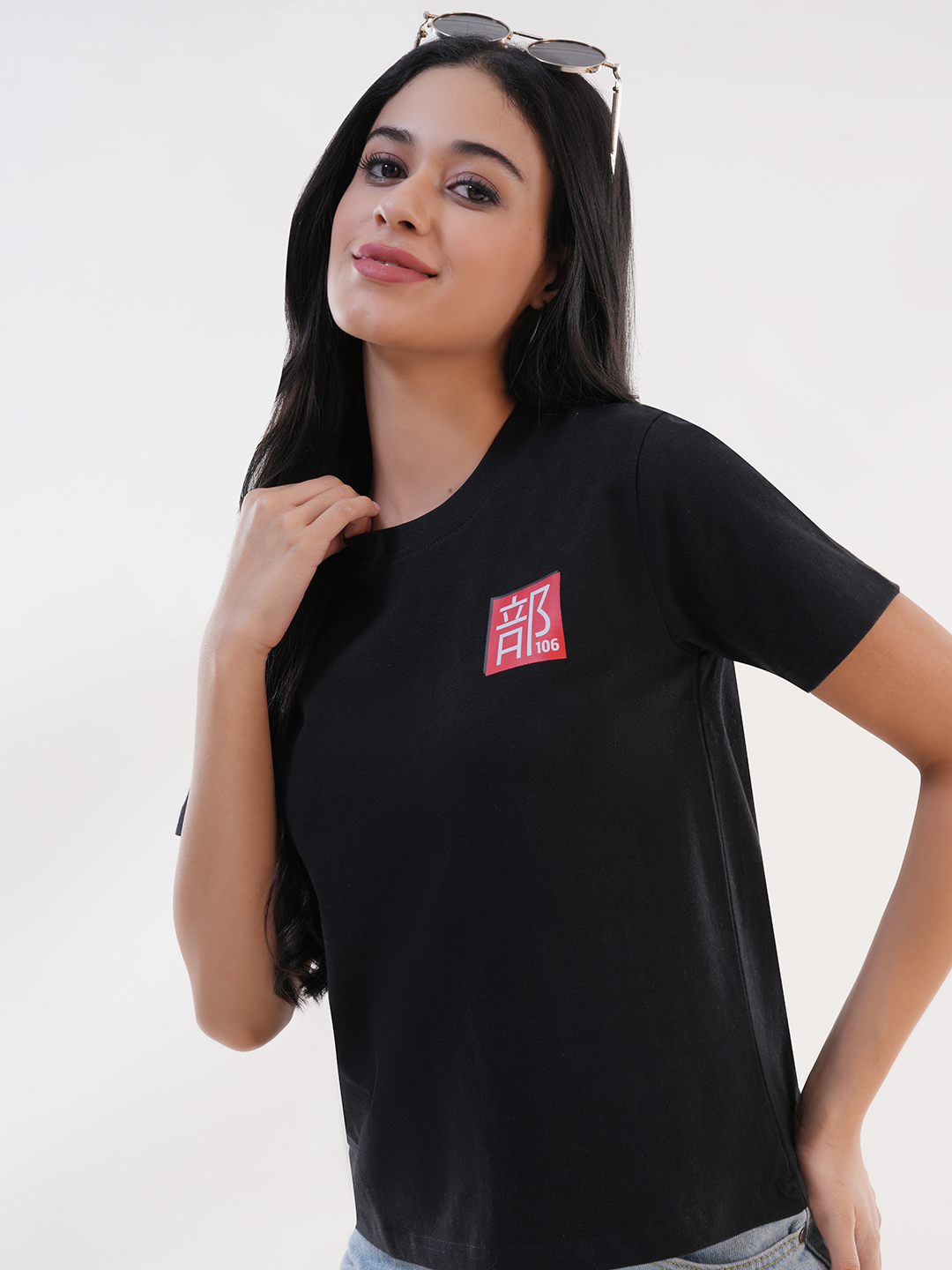 Rose Back-printed T-shirt