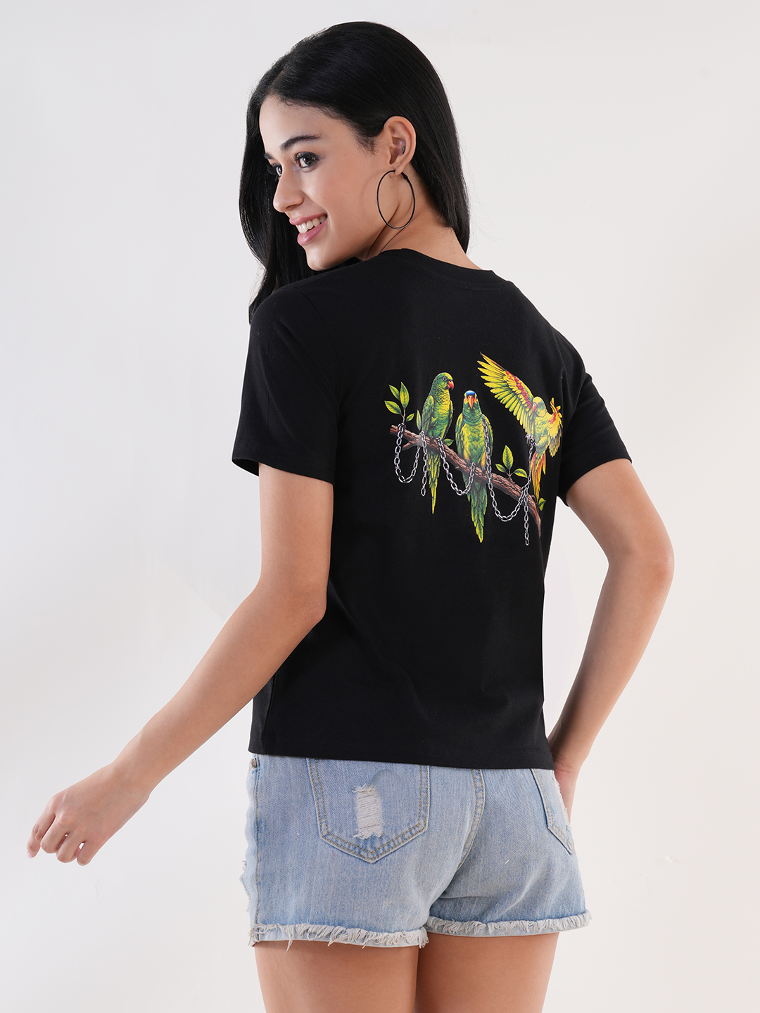 Parrot Print T-Shirt