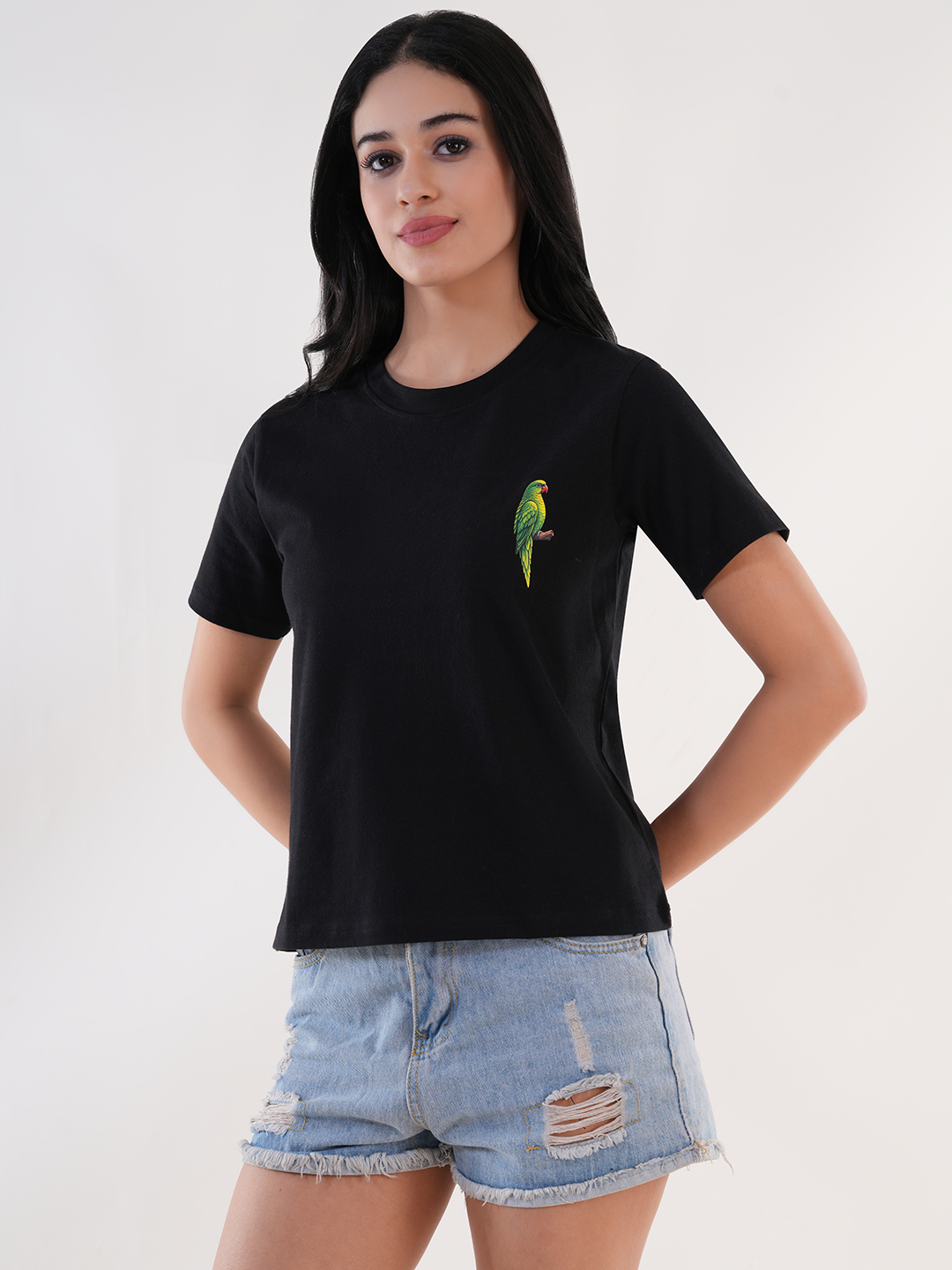 Parrot Print T-Shirt