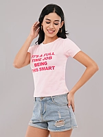 Typography Printed T-shirt