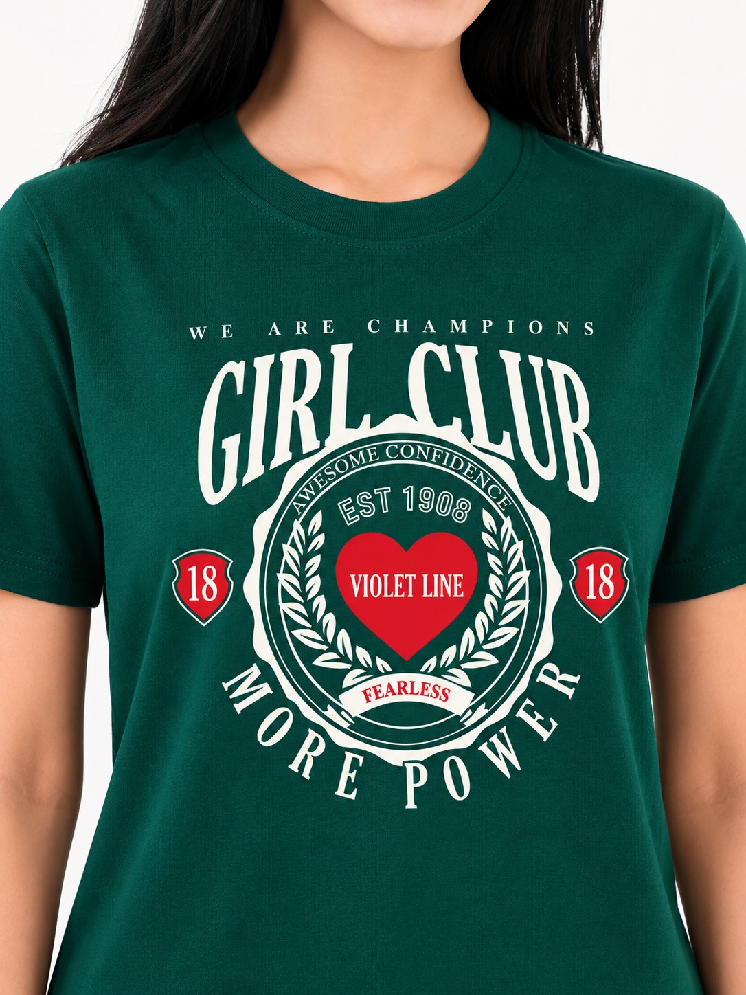 Heart Shaped Typography T-shirt