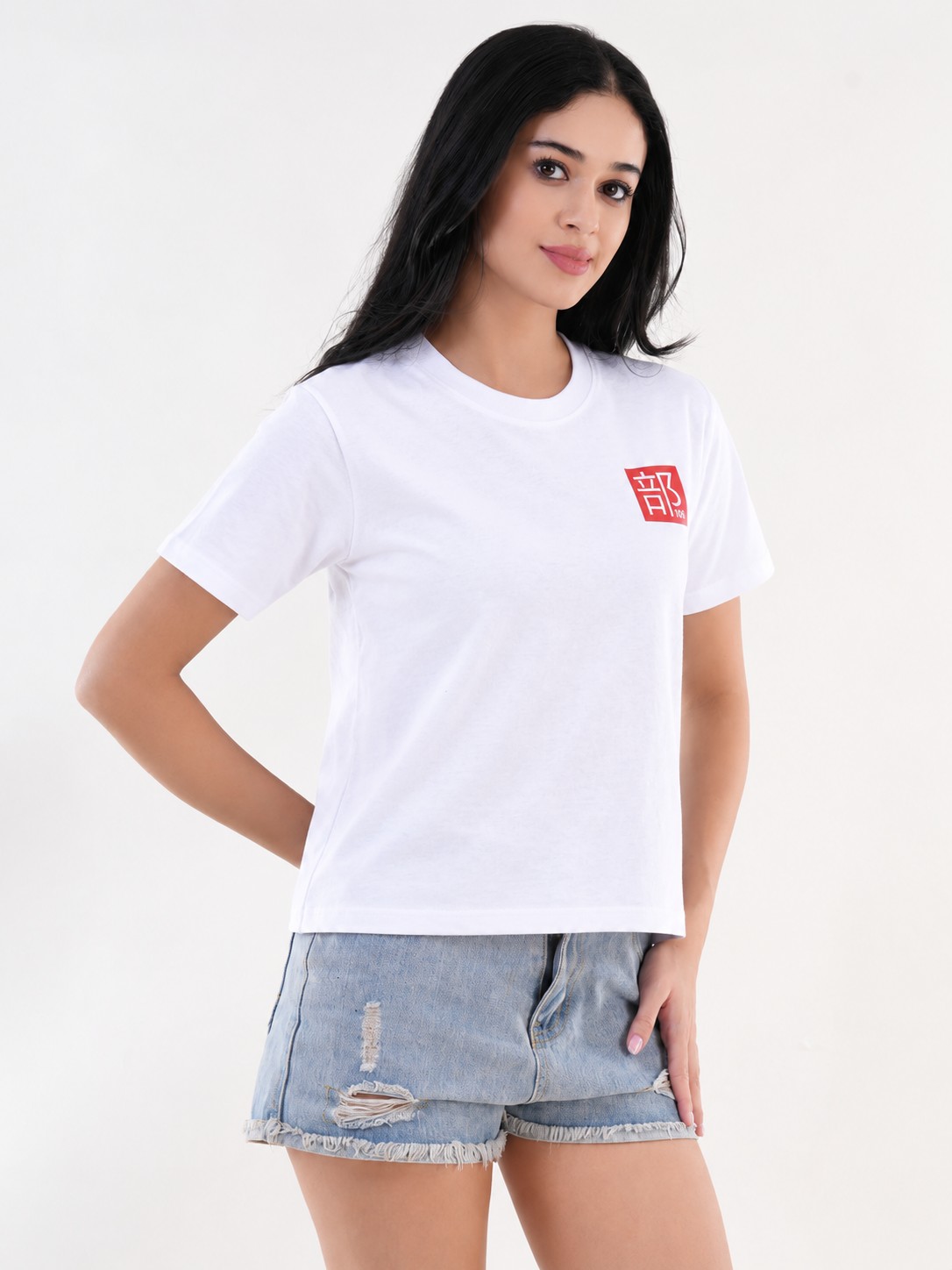Rose Back-print T-shirt
