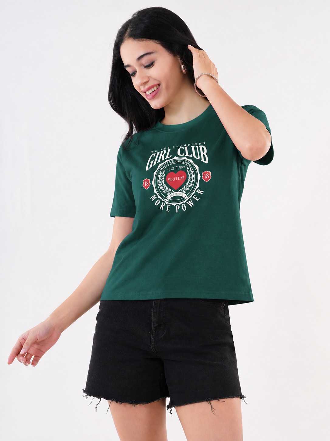 Heart Shaped Typography T-shirt