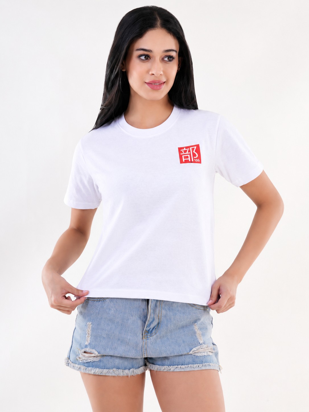 Rose Back-print T-shirt